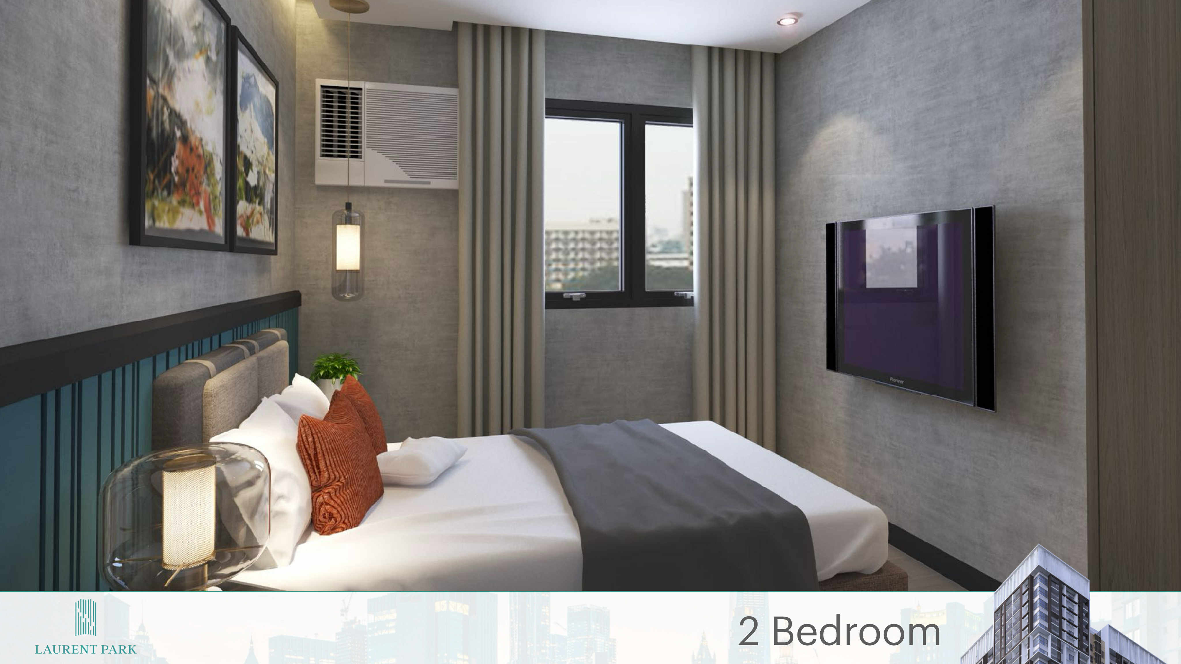 2 Bedroom w/ balcony