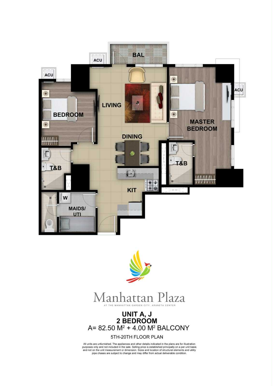 2 Bedroom Unit